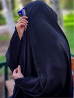 چادر جده جواهردوزی خطی پلاس - Image 2