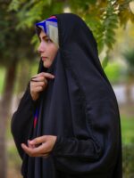 چادر جده جواهردوزی خطی پلاس - Image 3