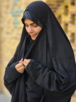 چادر بحرینی نگین دار