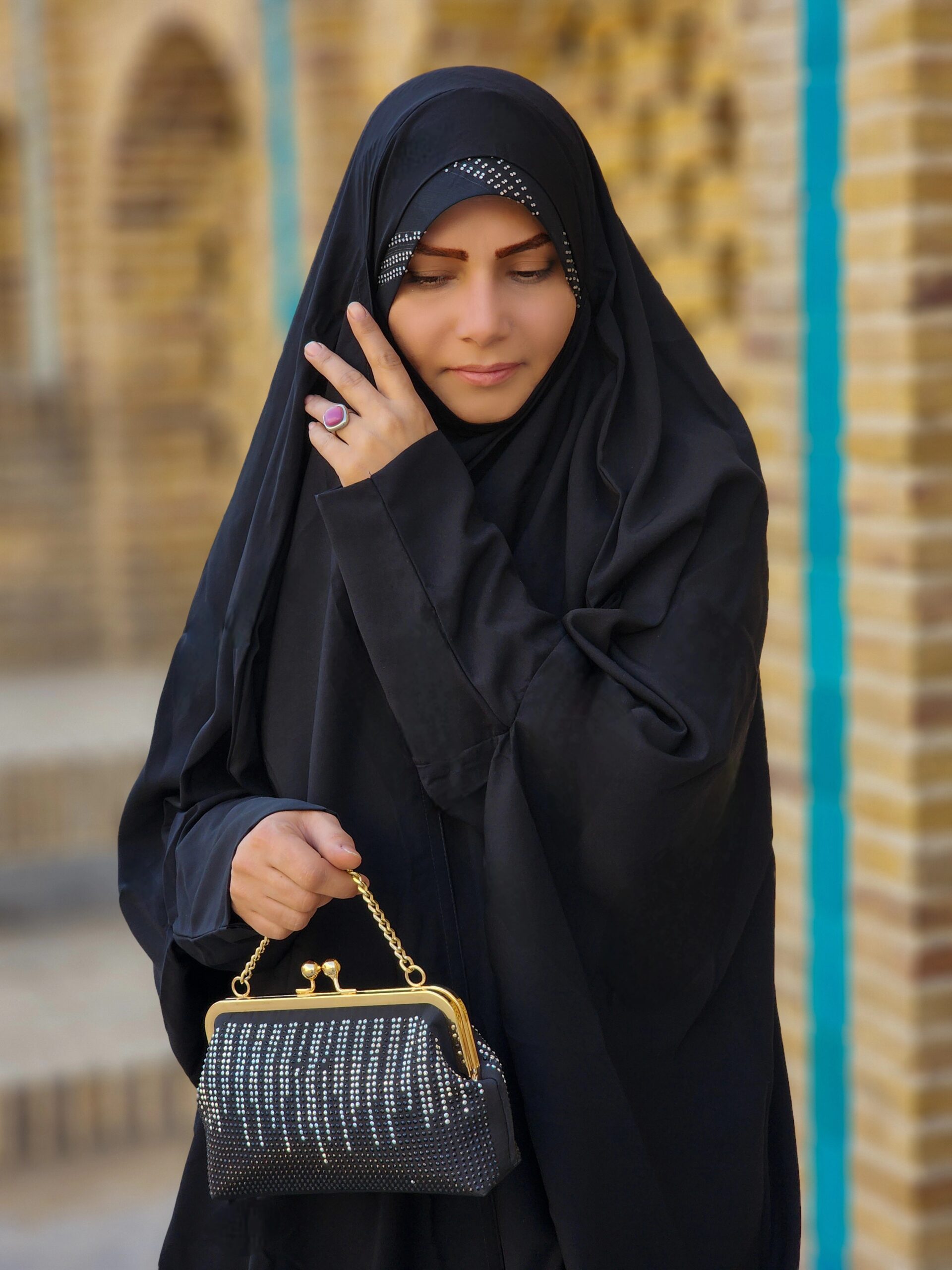 IMG_3670 چادر بحرینی ساده (بیروتی) - Image 1